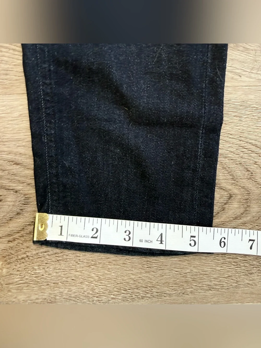 Nudie Jeans Thin Finn Indigo Dark Blue Organic Cotton  Mens Actual Size 30x31 - Picture 12 of 14